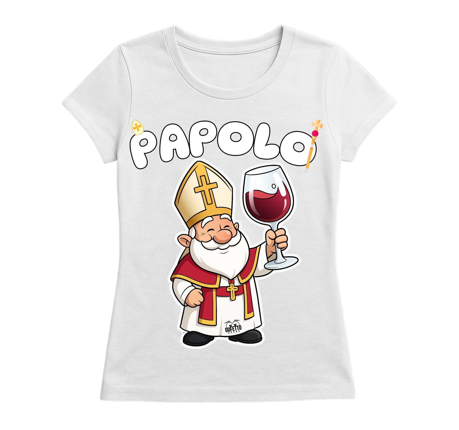 T-shirt Donna PAPOLO ( PA08052025 ) - Gufetto Brand 