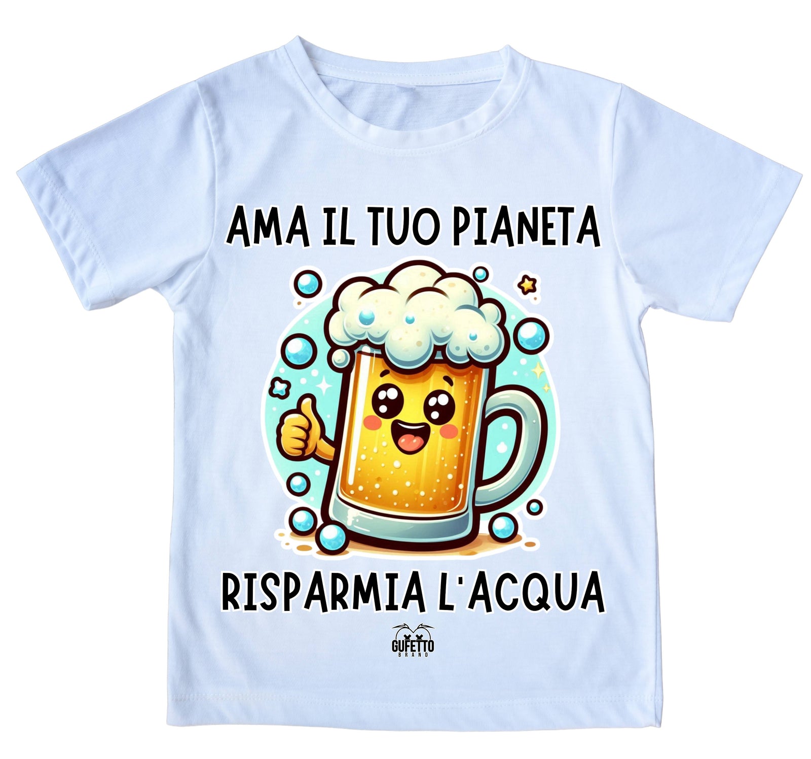 T-shirt Uomo PIANETA ( PI0128475937458 ) - Gufetto Brand 