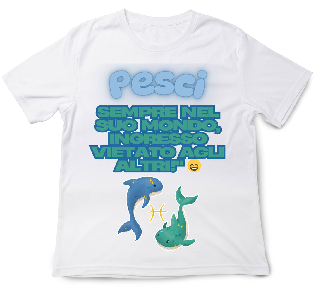 T-shirt Uomo PESCI ( PE09765432 ) - Gufetto Brand 