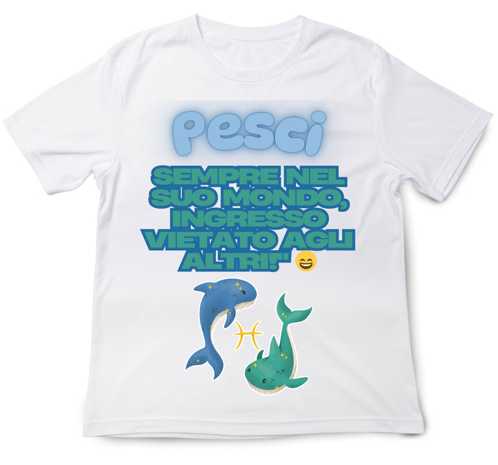 T-shirt Uomo PESCI ( PE09765432 ) - Gufetto Brand 