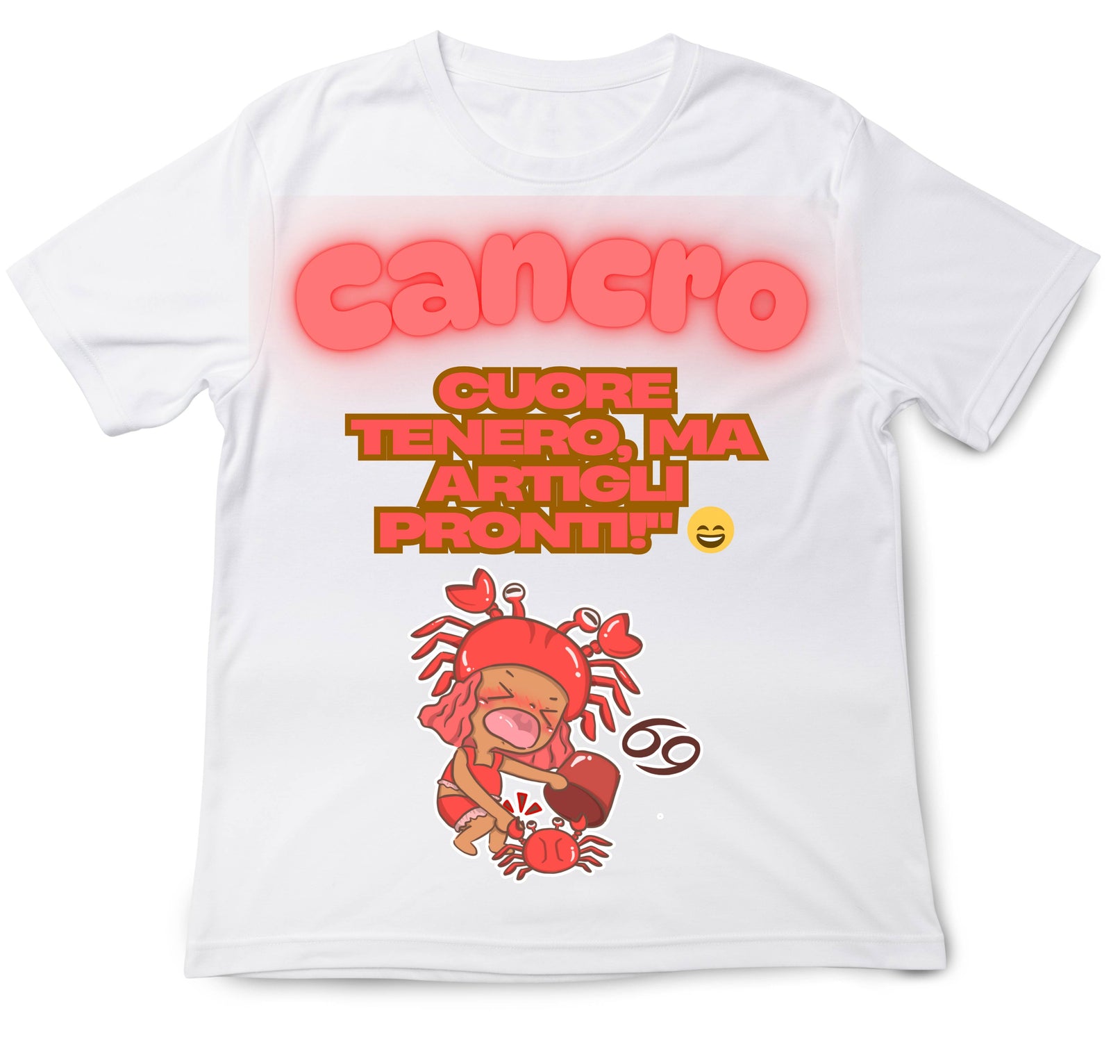 T-shirt Uomo CANCRO ( CA75098745 ) - Gufetto Brand 