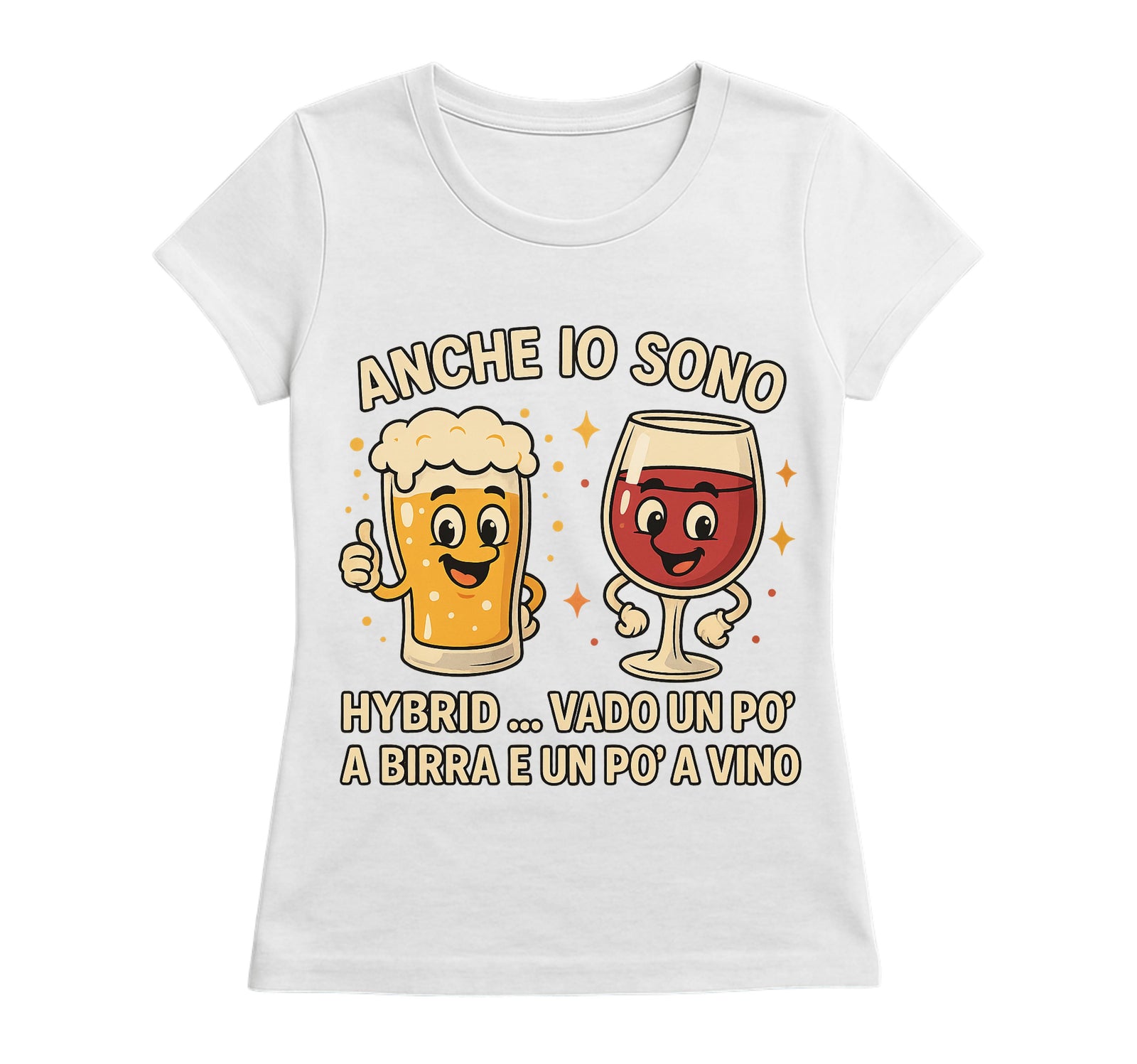 T-shirt Donna HYBRID ( HY854785962 ) - Gufetto Brand 