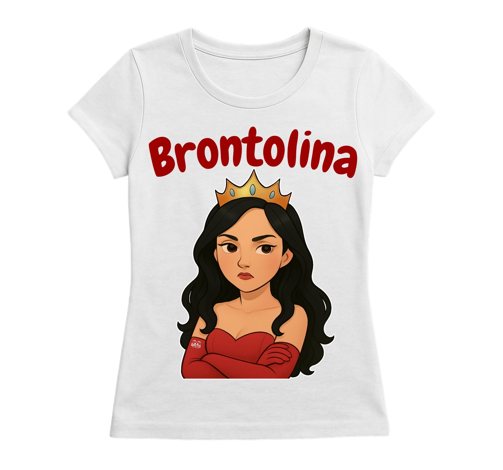T-shirt Donna Principesse 2.0 BRONTOLINA ( BR5623098675 ) - Gufetto Brand 