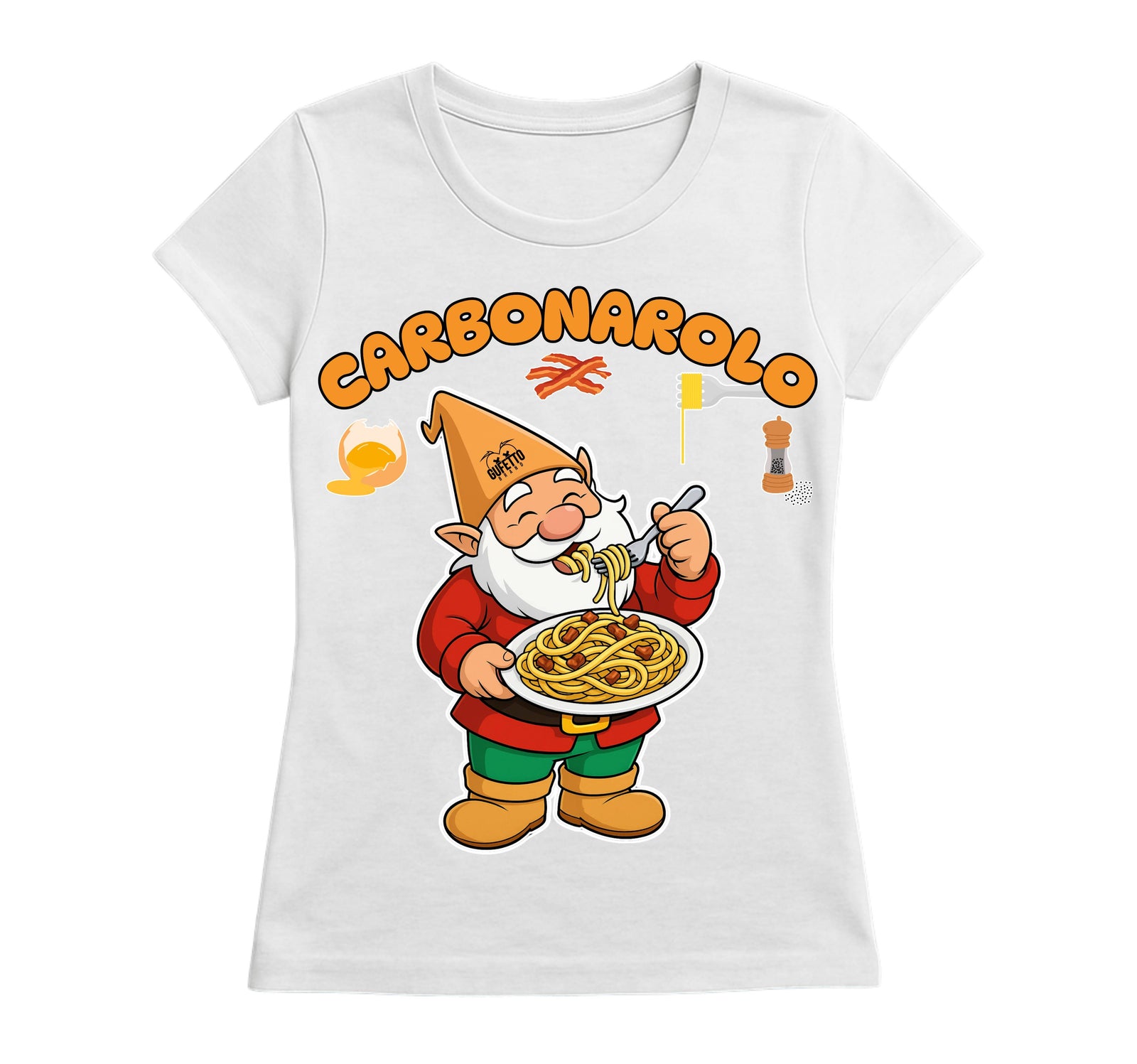 T-shirt Donna CARBONAROLO ( CA457809765 ) - Gufetto Brand 