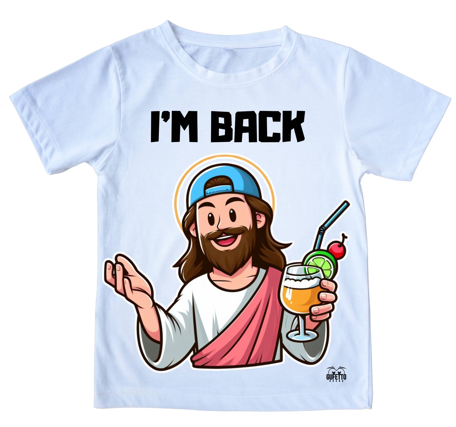 T-shirt Uomo I'M BACK ( IB7365892152 ) - Gufetto Brand 