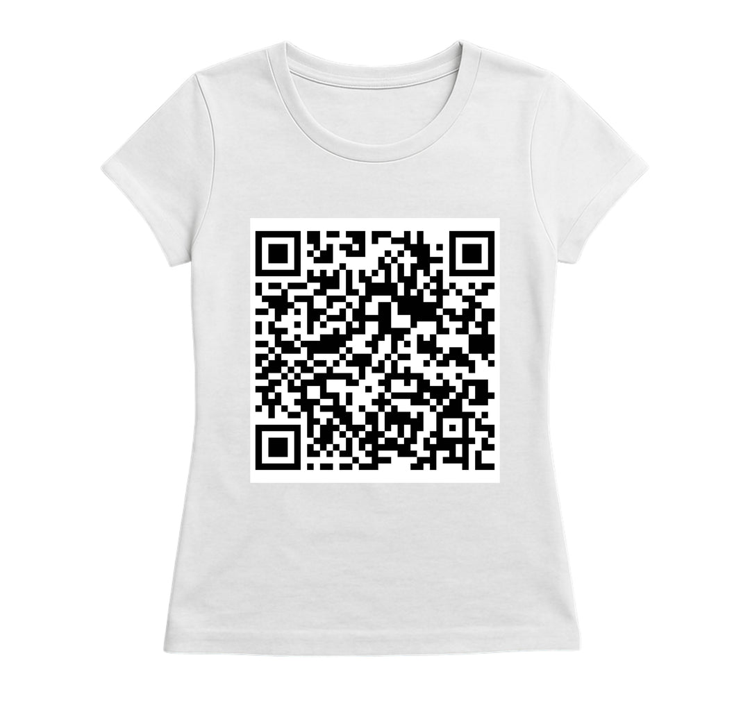 T-shirt Donna QR FU*K ( FU60987345 ) - Gufetto Brand 