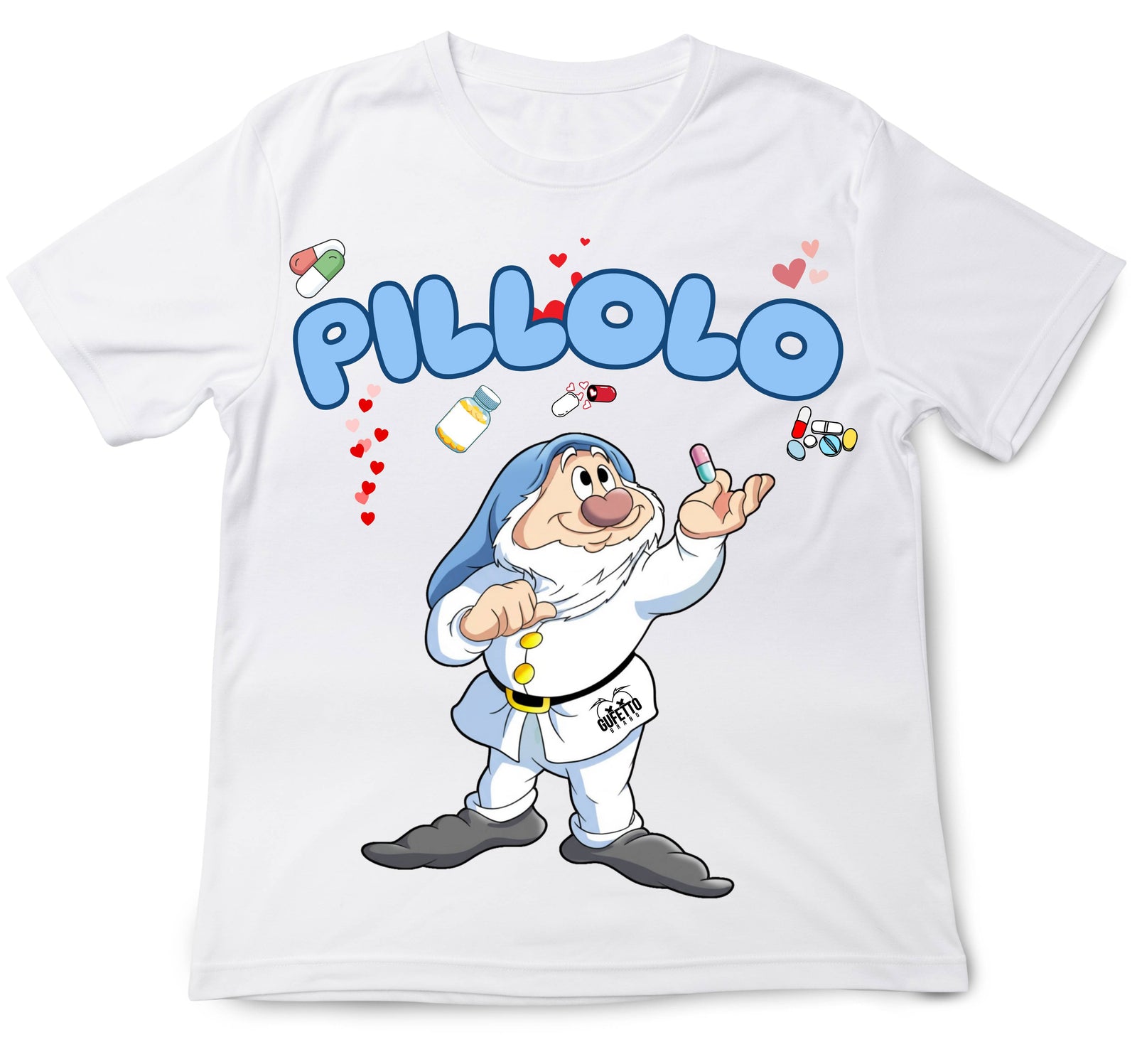 T-shirt Uomo PILLOLO ( PI0923567 ) - Gufetto Brand 