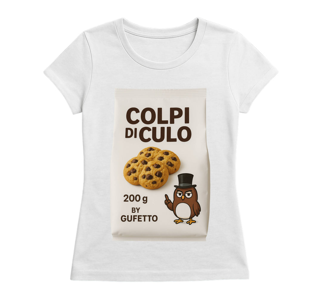 T-shirt Donna BISCOTTI COLPI DI C.... ( CO657483523 ) - Gufetto Brand 