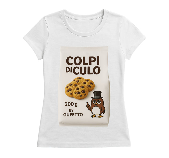 T-shirt Donna BISCOTTI COLPI DI C.... ( CO657483523 ) - Gufetto Brand 