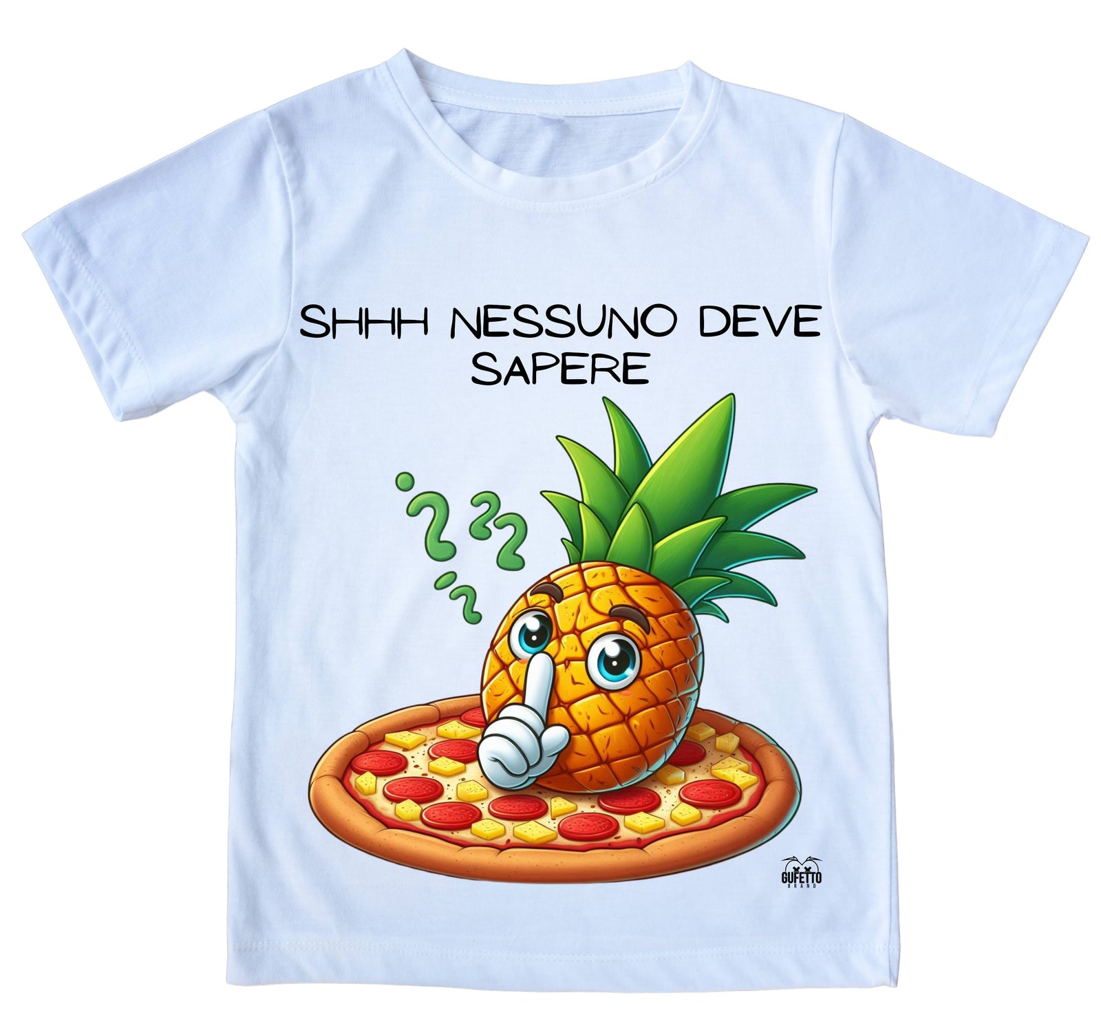 T-shirt Uomo PIZZA ANANAS ( AP67893276 ) - Gufetto Brand 