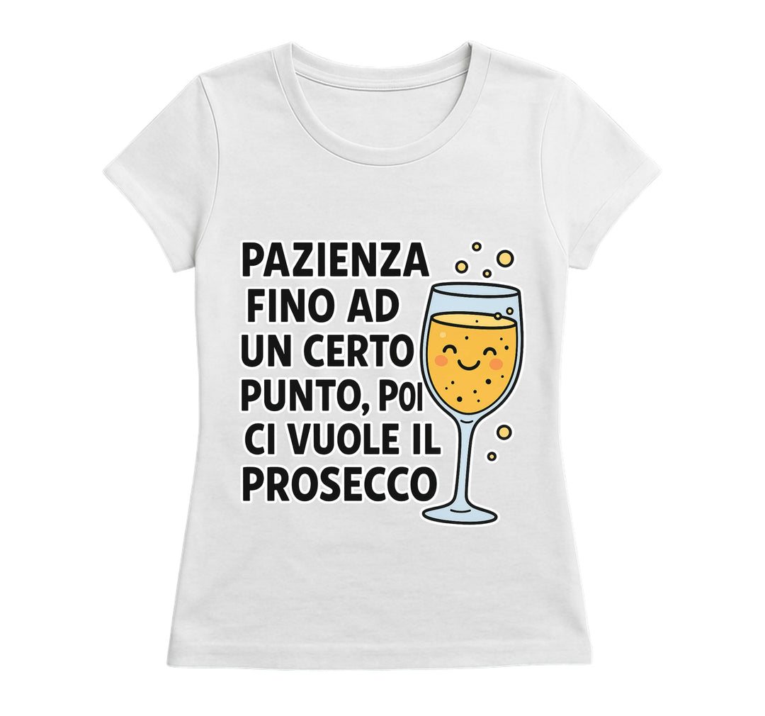 T-shirt Donna PROSECCO ( PO875236589 ) - Gufetto Brand 