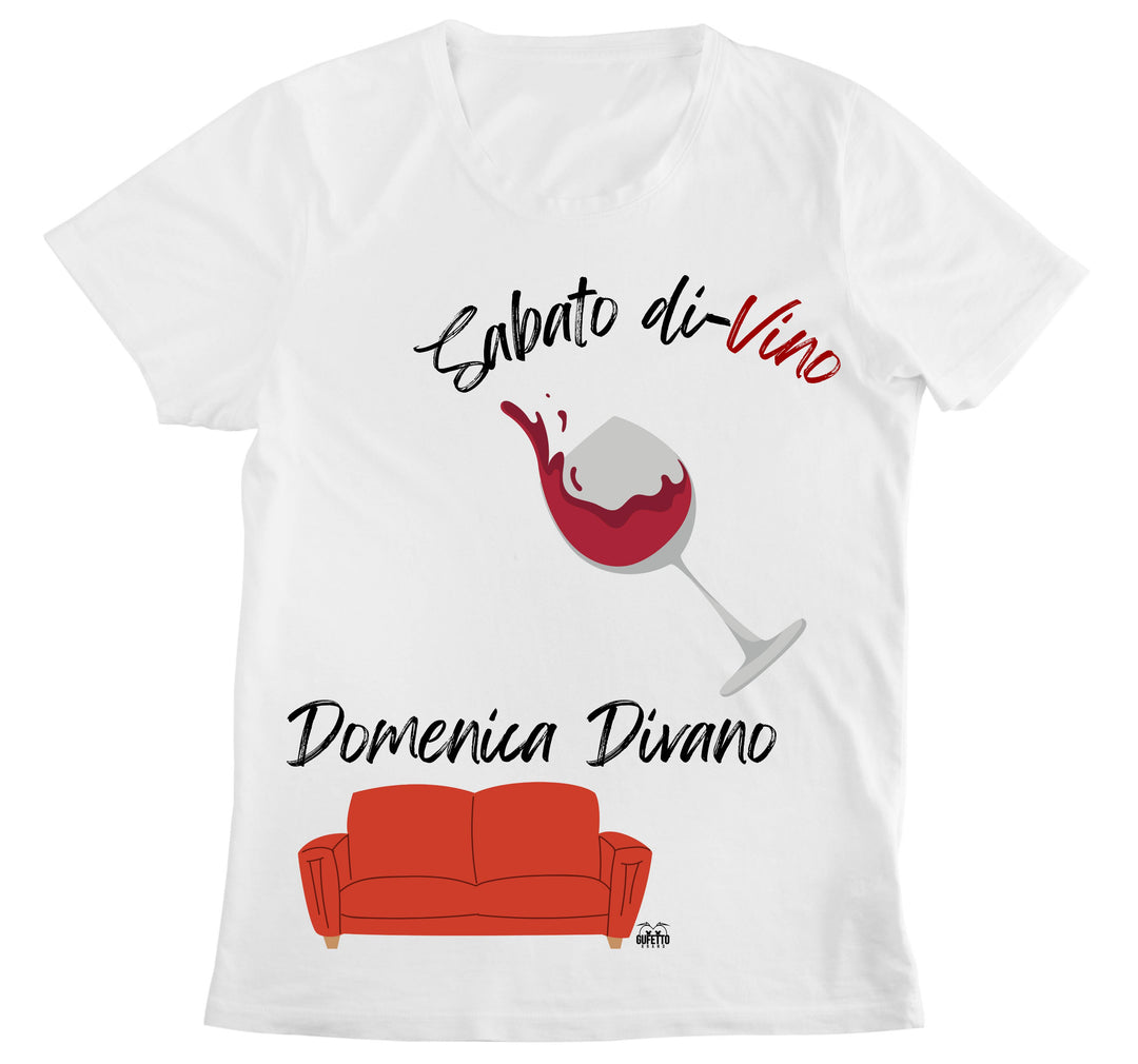 T-shirt Donna SABATO ( SA67098712345 ) - Gufetto Brand 