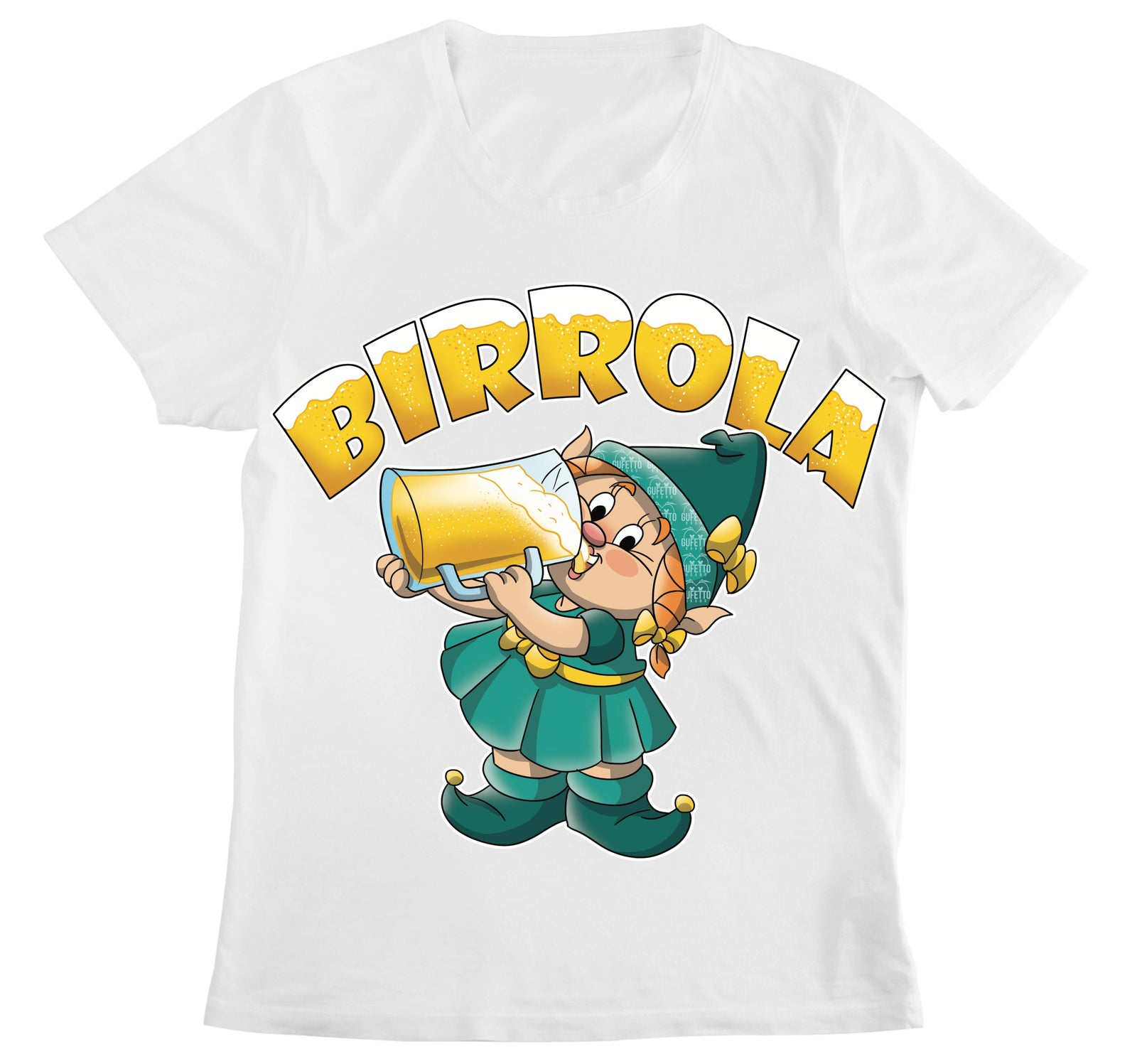 T-shirt Bianca DONNA BIRROLA Outlet - Gufetto Brand 