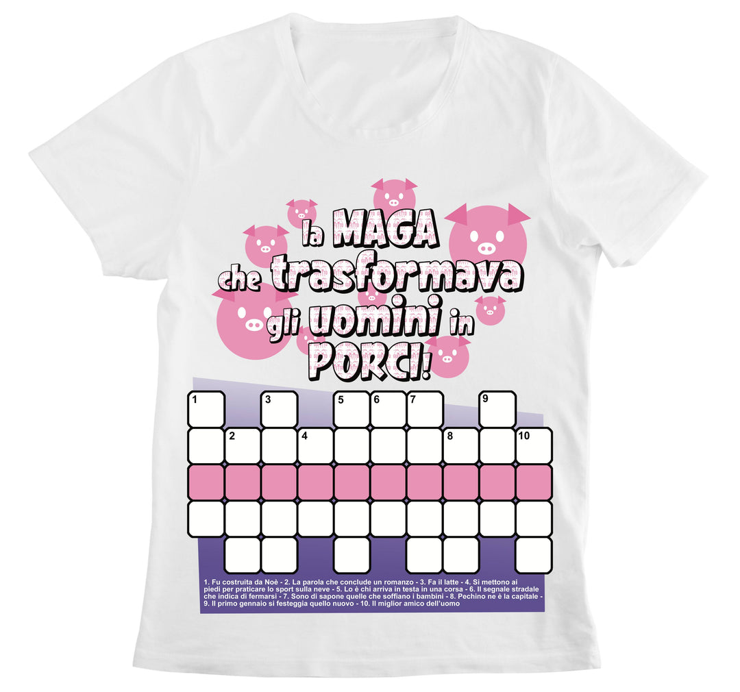 T-shirt Donna CRUCIVERBA CICCIOLINA ( CI409821678 ) - Gufetto Brand 