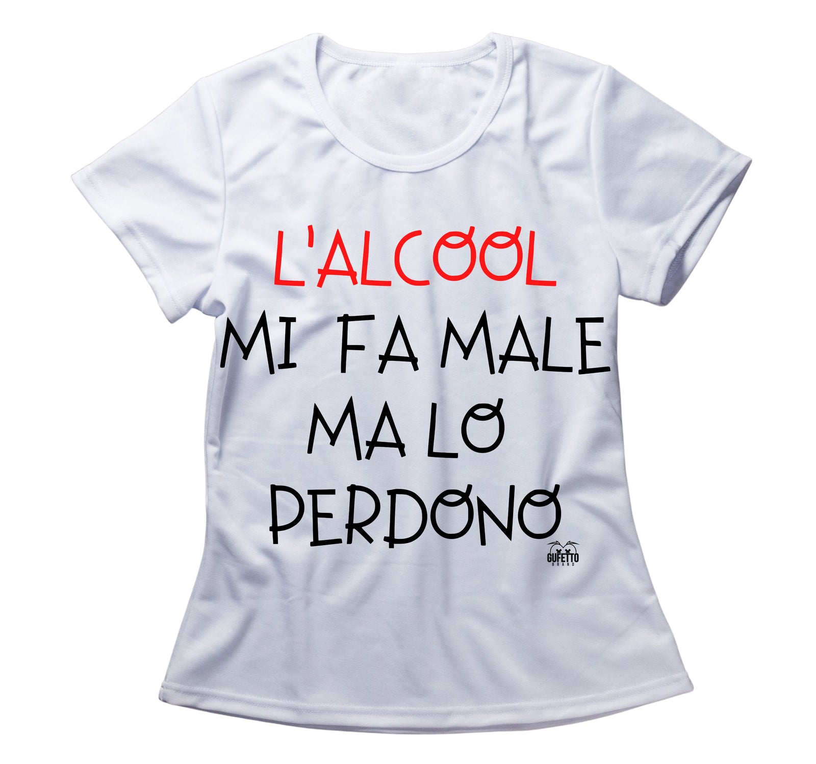T-shirt Donna LO PERDONO ( L602164398 ) - Gufetto Brand 