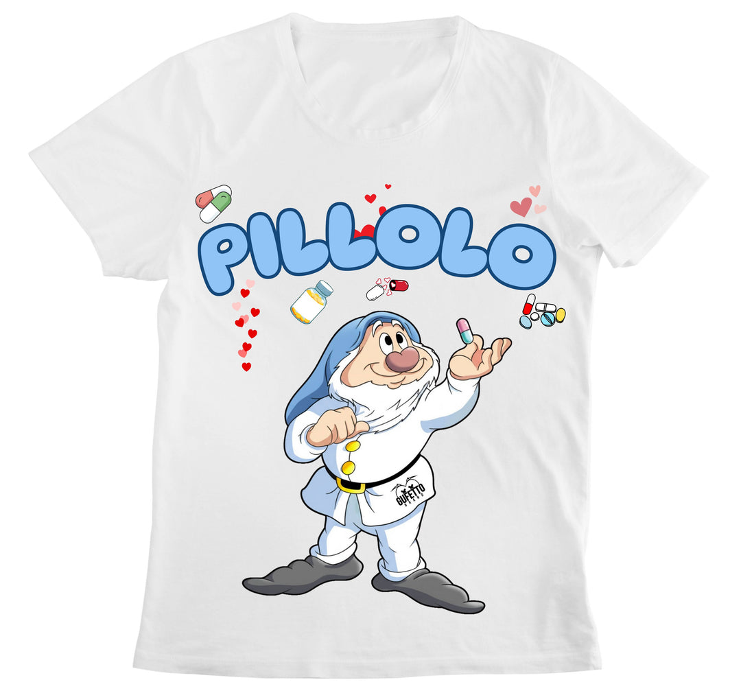 T-shirt Donna PILLOLO ( PI0923567 ) - Gufetto Brand 