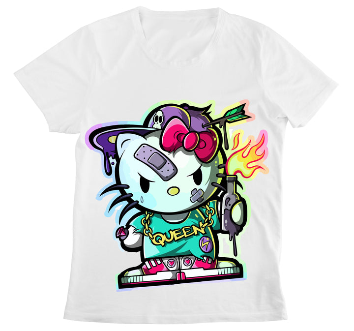 T-shirt Donna QUEEN ( MI76098734 ) - Gufetto Brand 