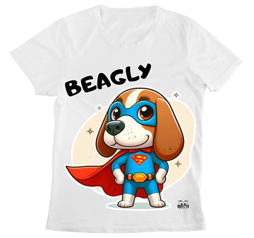 T-shirt Donna BEAGLY SUPER EROE ( BE2385746985 )