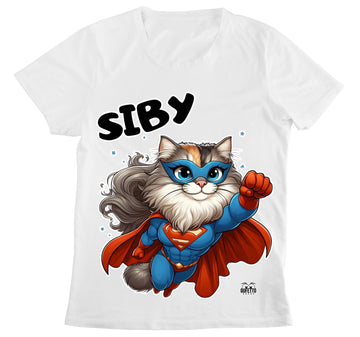 T-shirt Donna SIBY SUPER EROE SIBERIANO ( SI58369545 )
