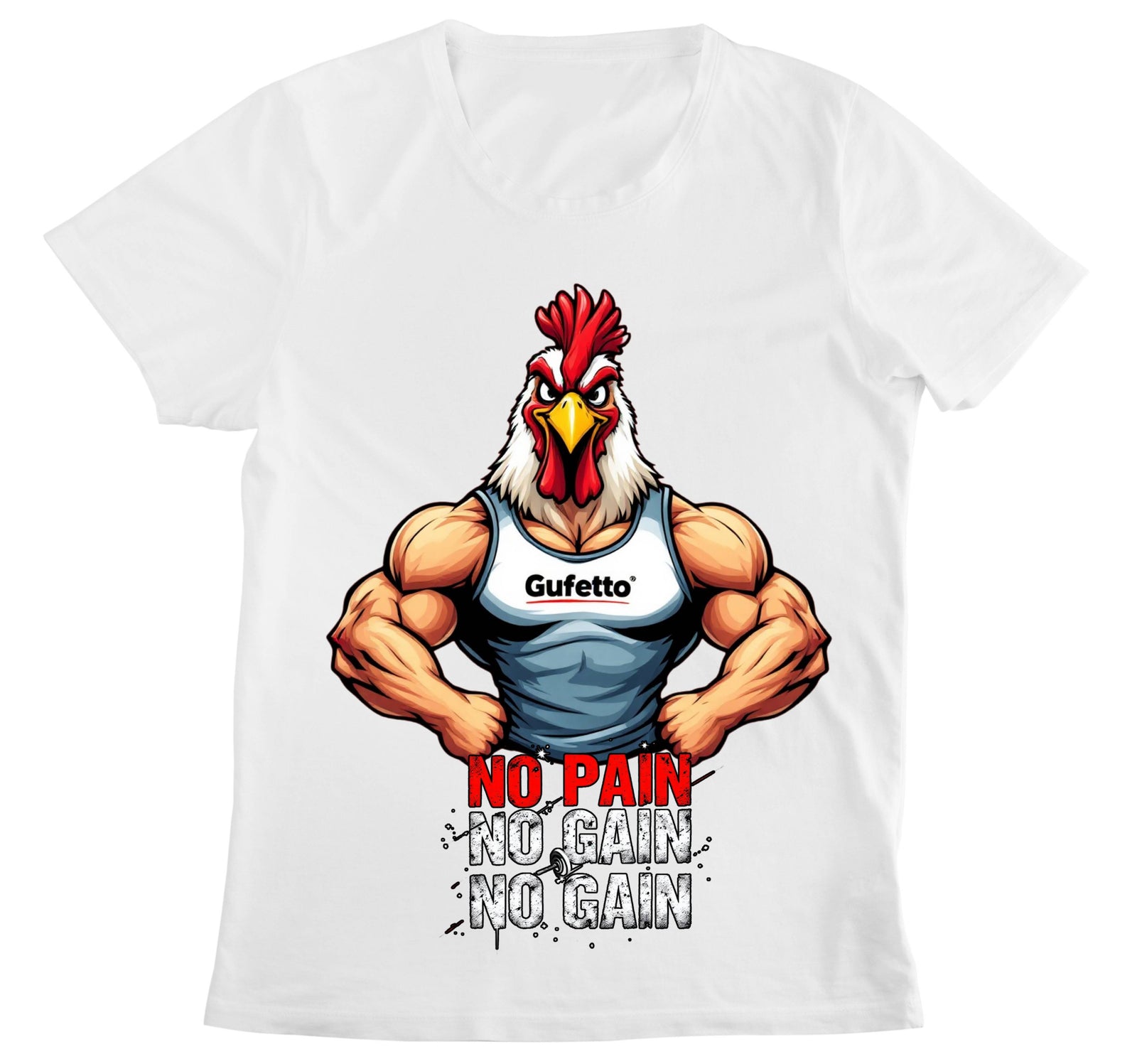 T-shirt Donna NO PAIN ( NO6709876 ) - Gufetto Brand 