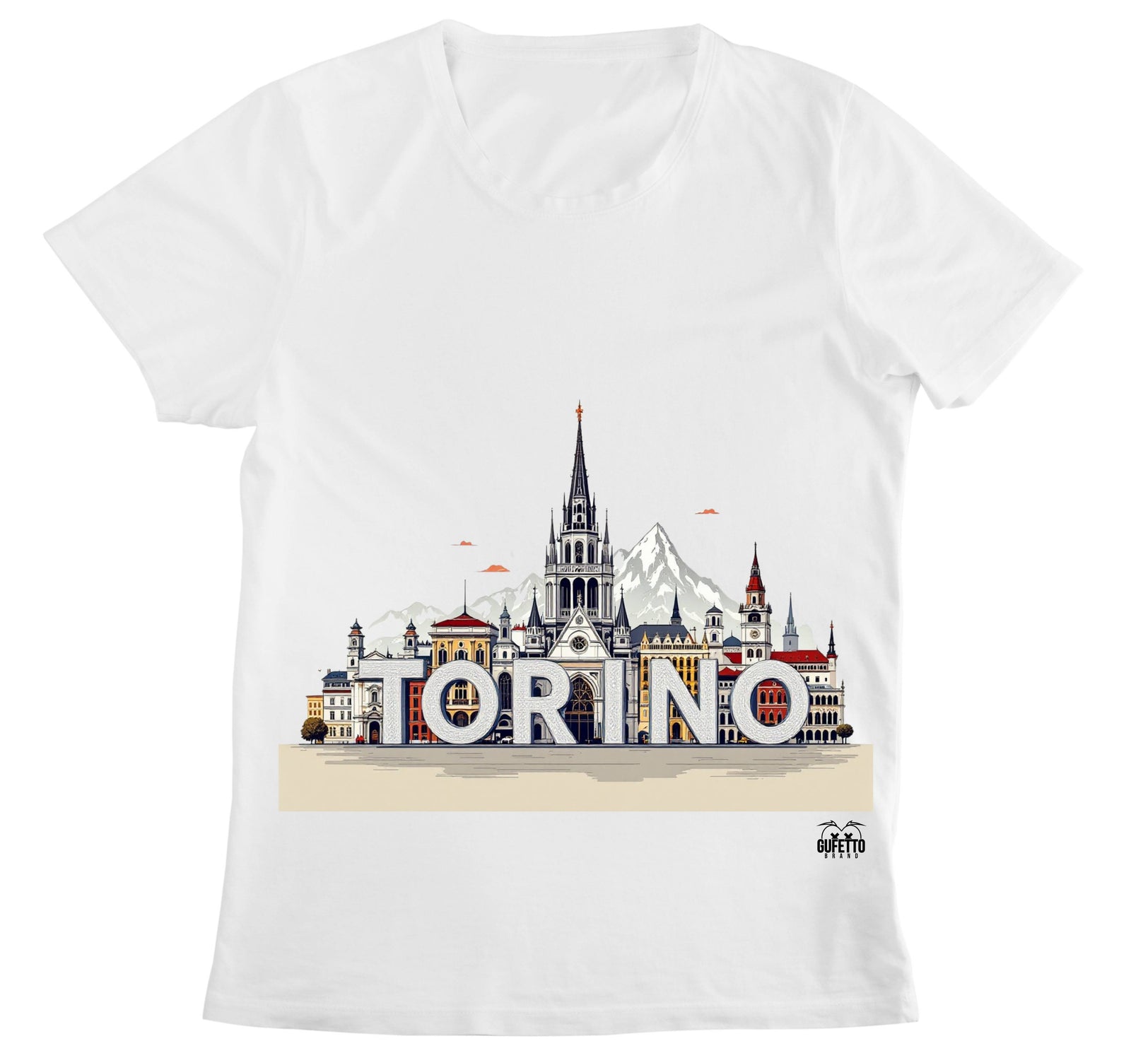T-shirt Donna TORINO ( TO8702123 ) - Gufetto Brand 