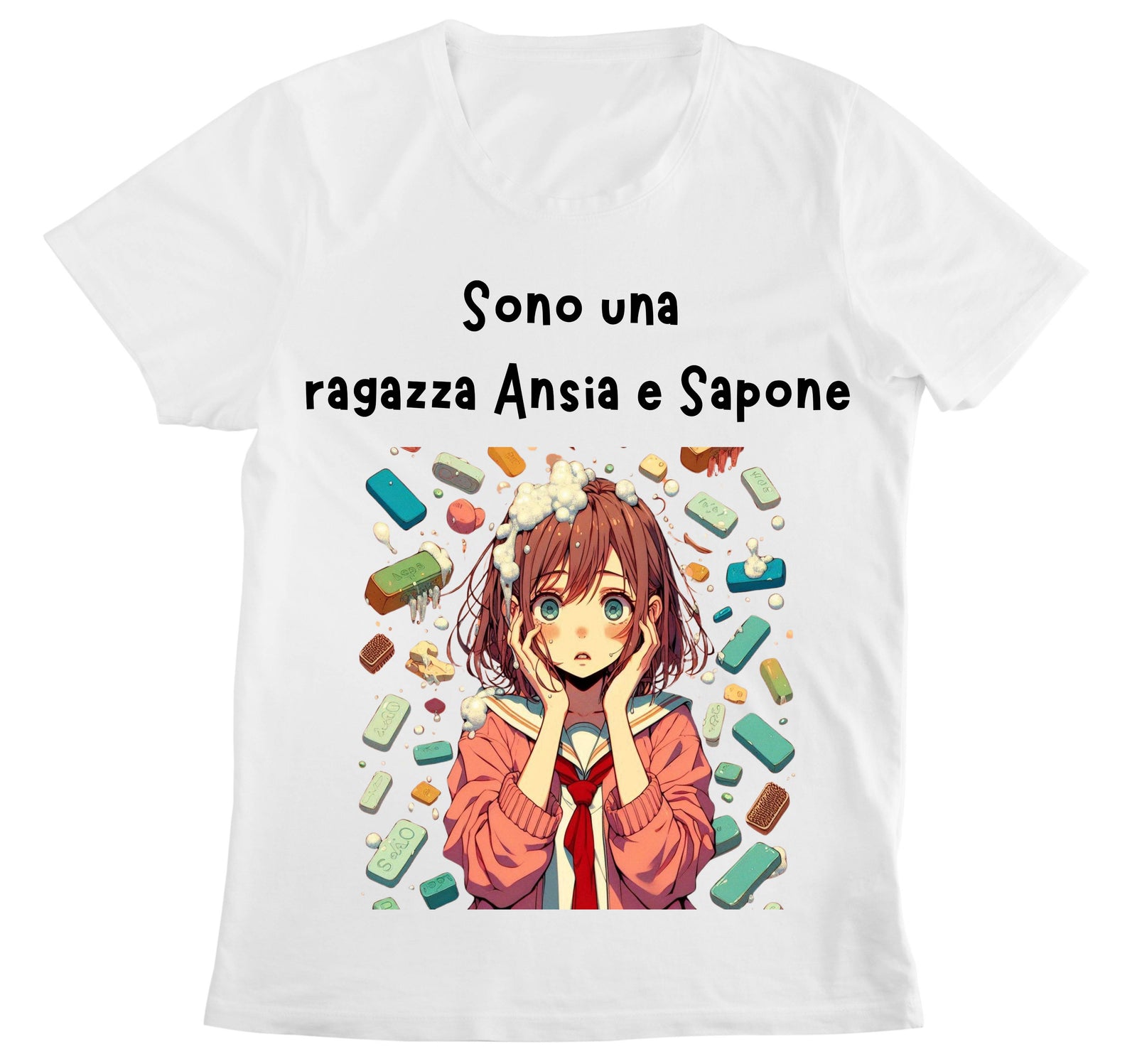 T-shirt Donna ANSIA E SAPONE ( AN48095647 ) - Gufetto Brand 