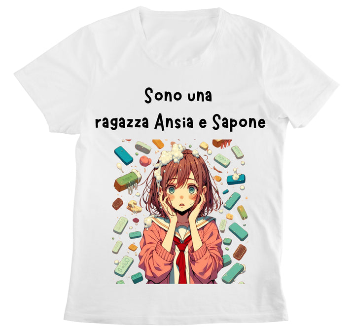 T-shirt Donna ANSIA E SAPONE ( AN48095647 ) - Gufetto Brand 