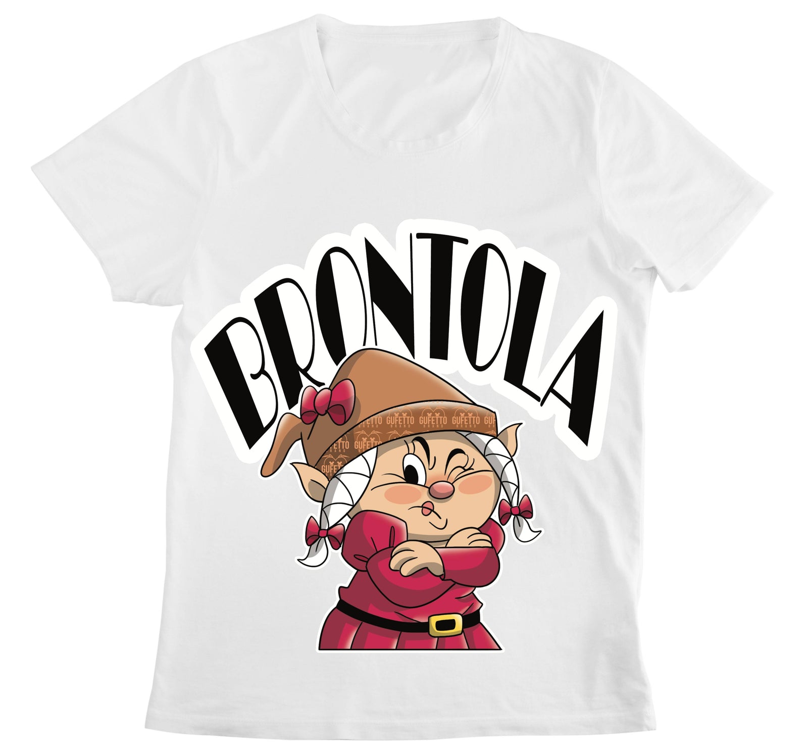 T-shirt Donna BRONTOLA ( BR752309812 ) - Gufetto Brand 