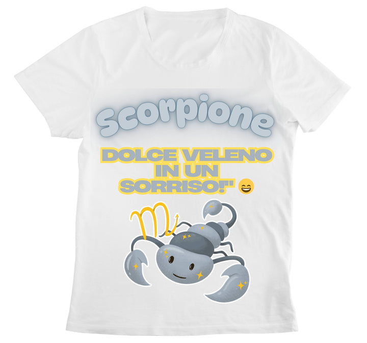 T-shirt Donna SCORPIONE ( SC09431678 ) - Gufetto Brand 