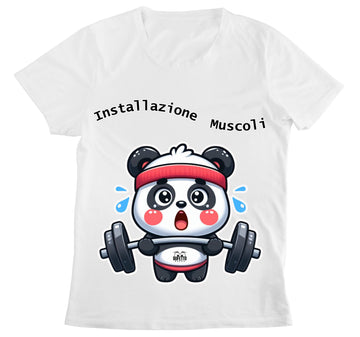 T-shirt Donna PANDA MUSCOLI ( PA489056789 )