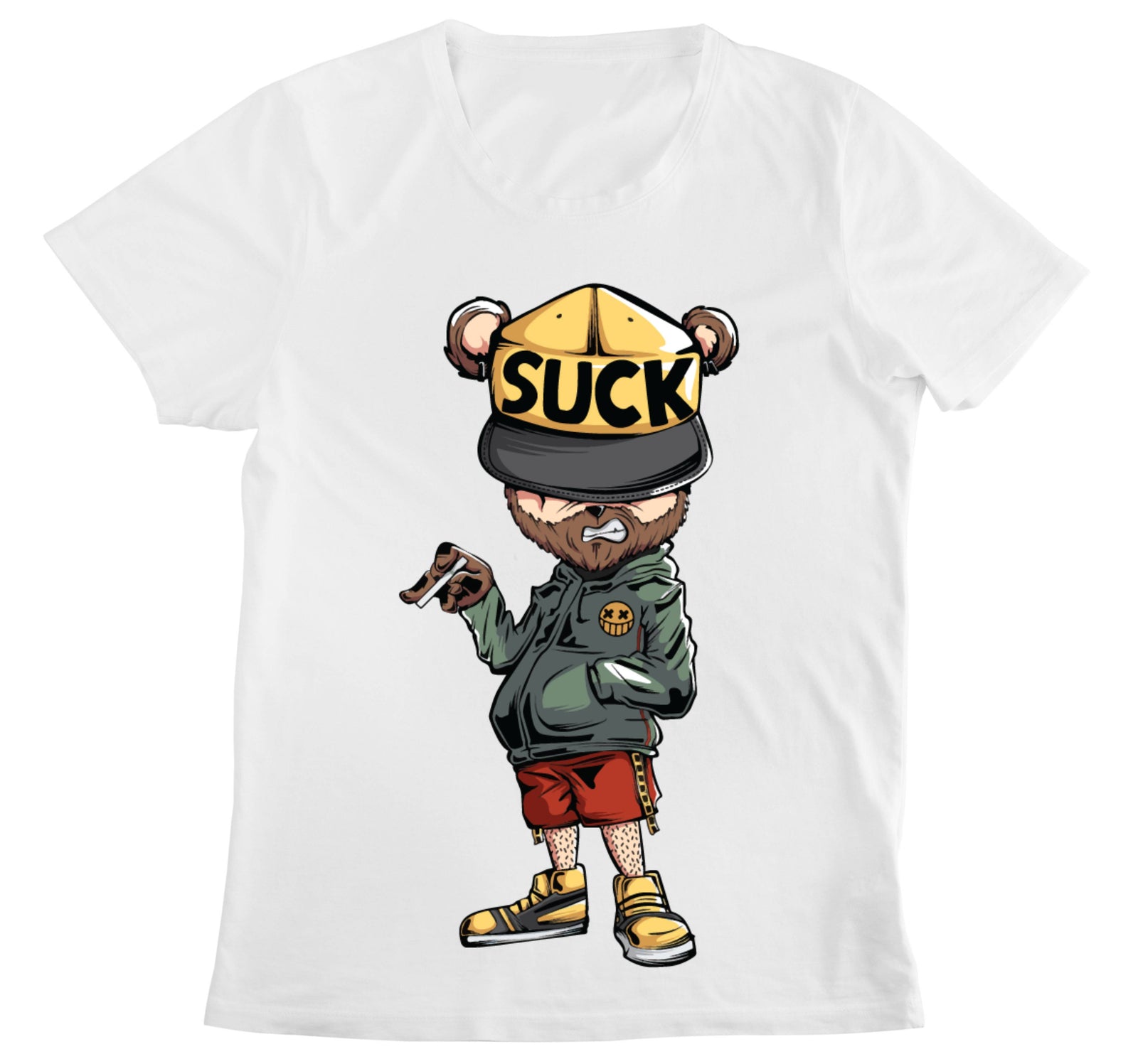 T-shirt Donna SUCK ( SU567009876 ) - Gufetto Brand 