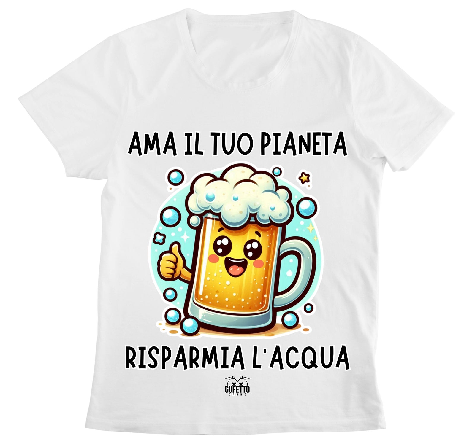 T-shirt Donna PIANETA ( PI0128475937458 ) - Gufetto Brand 