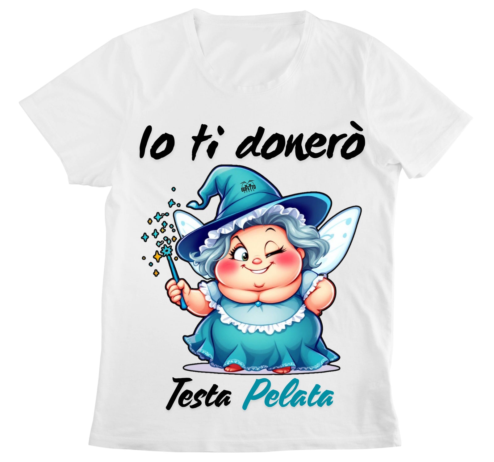 T-shirt Donna Le Fatine Ignoranti TESTA PELATA ( TP9082345 ) - Gufetto Brand 