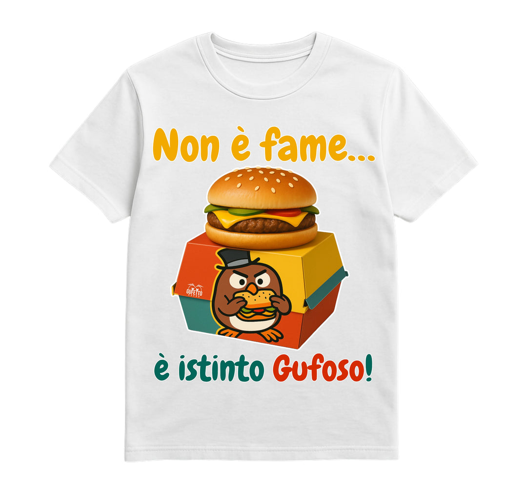 T-shirt Uomo GUFETTO BURGER ( GB570987243 ) - Gufetto Brand 