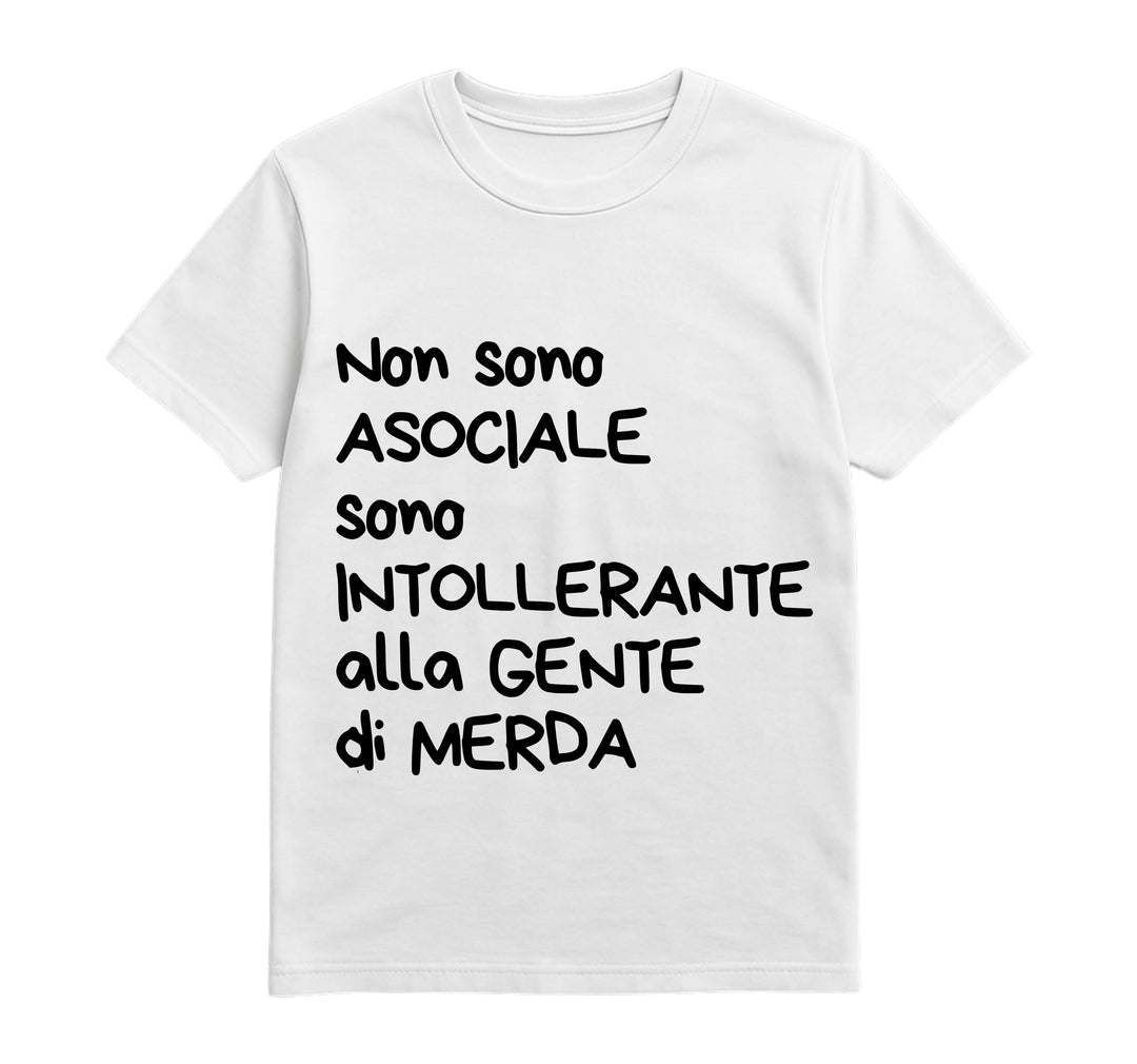T-shirt Uomo INTOLLERANTE ( IN8524123658 ) - Gufetto Brand 