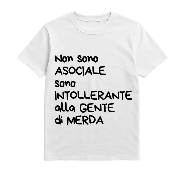 T-shirt Uomo INTOLLERANTE ( IN8524123658 ) - Gufetto Brand 