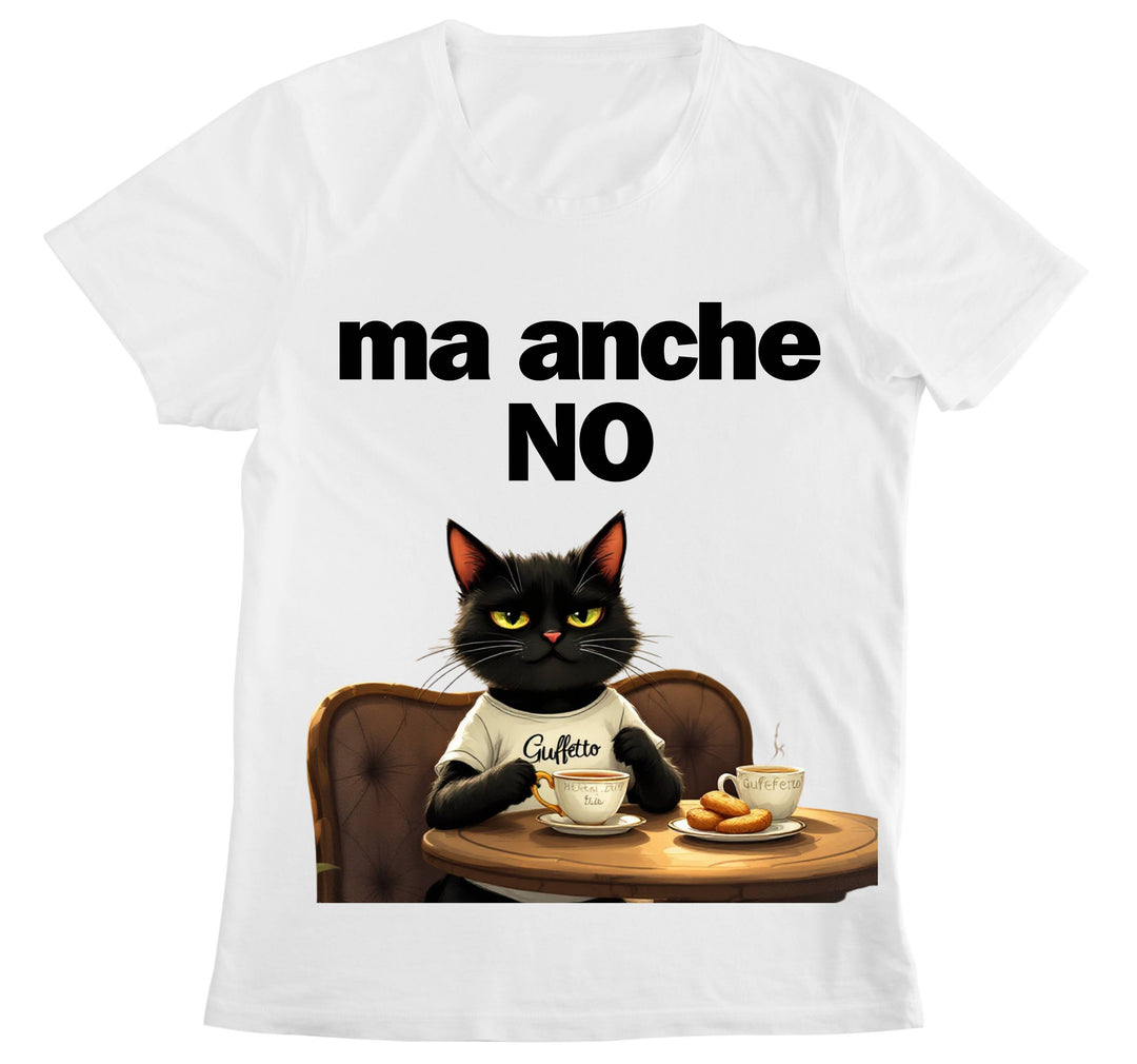 T-shirt Donna MA ANCHE NO ( MO450986645 ) - Gufetto Brand 