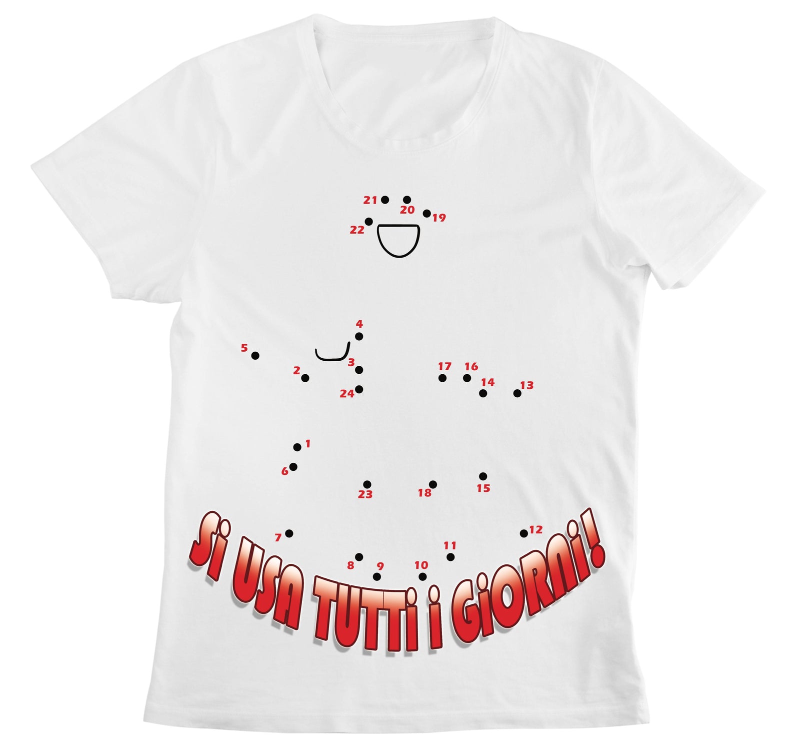 T-shirt Donna Unisci i Puntini  ( DITO MEDIO ) ( AR56091234 ) - Gufetto Brand 
