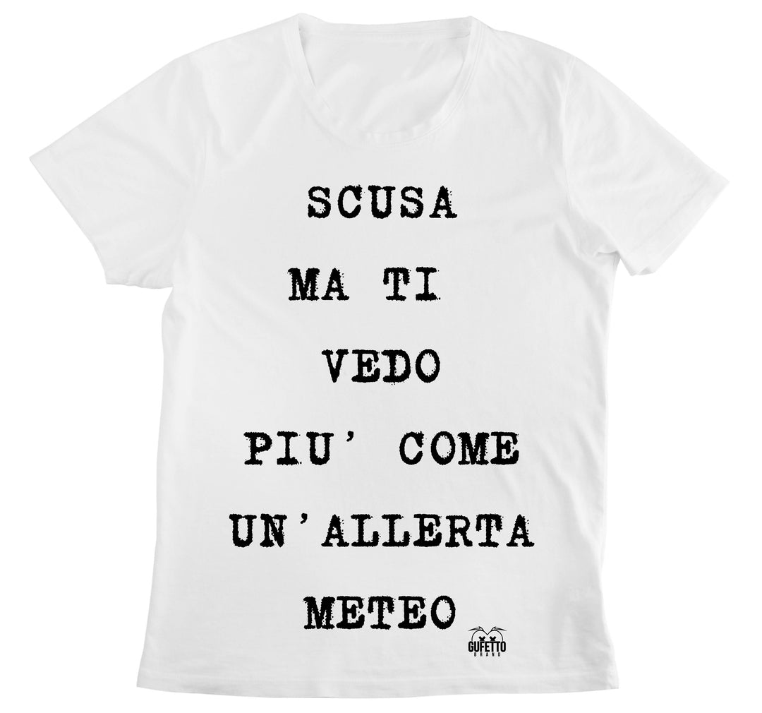 T-shirt Donna ALLERTA METEO ( AL50985647 ) - Gufetto Brand 