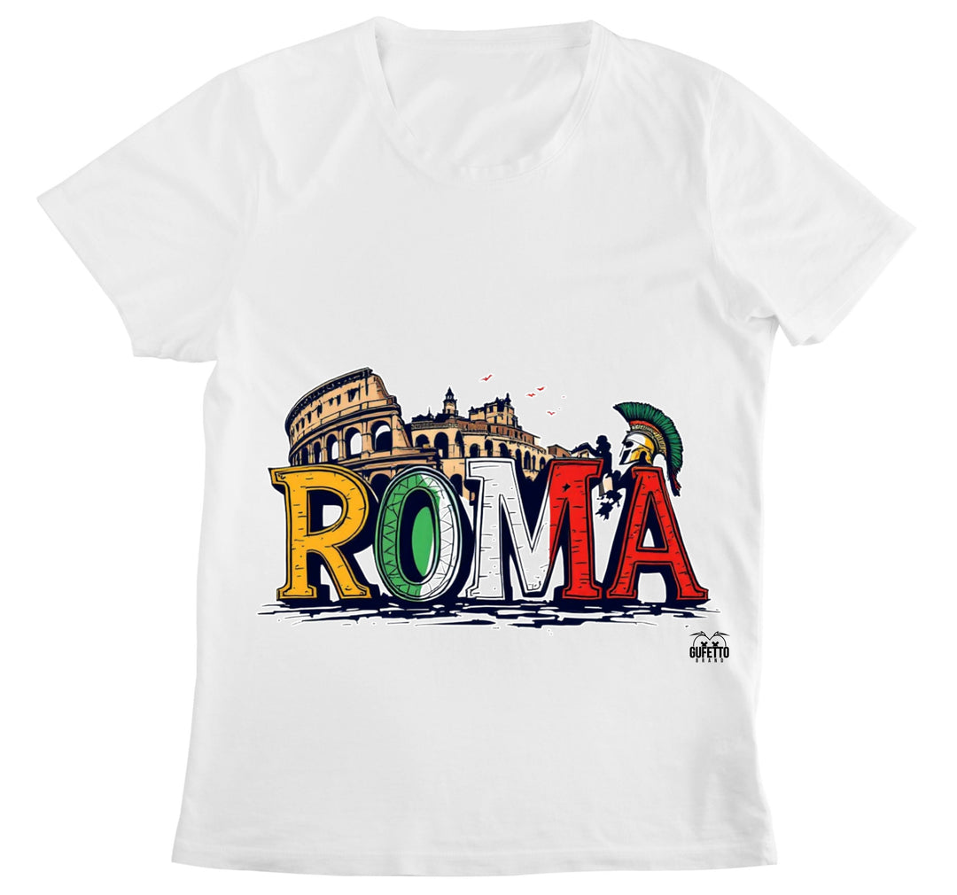 T-shirt Donna ROMA ( RM0423574 ) - Gufetto Brand 