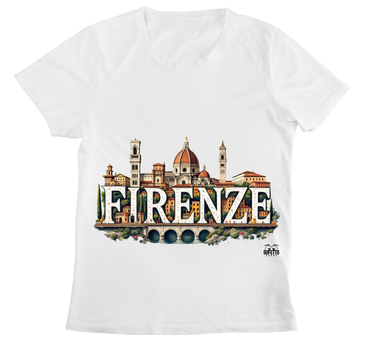 T-shirt Donna FIRENZE ( FI0456879 ) - Gufetto Brand 