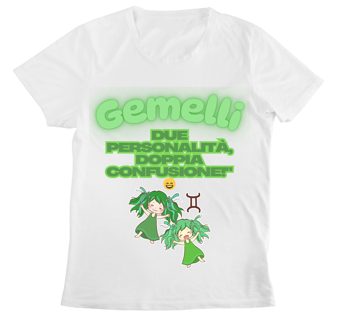T-shirt Donna GEMELLI ( GE6098765 ) - Gufetto Brand 
