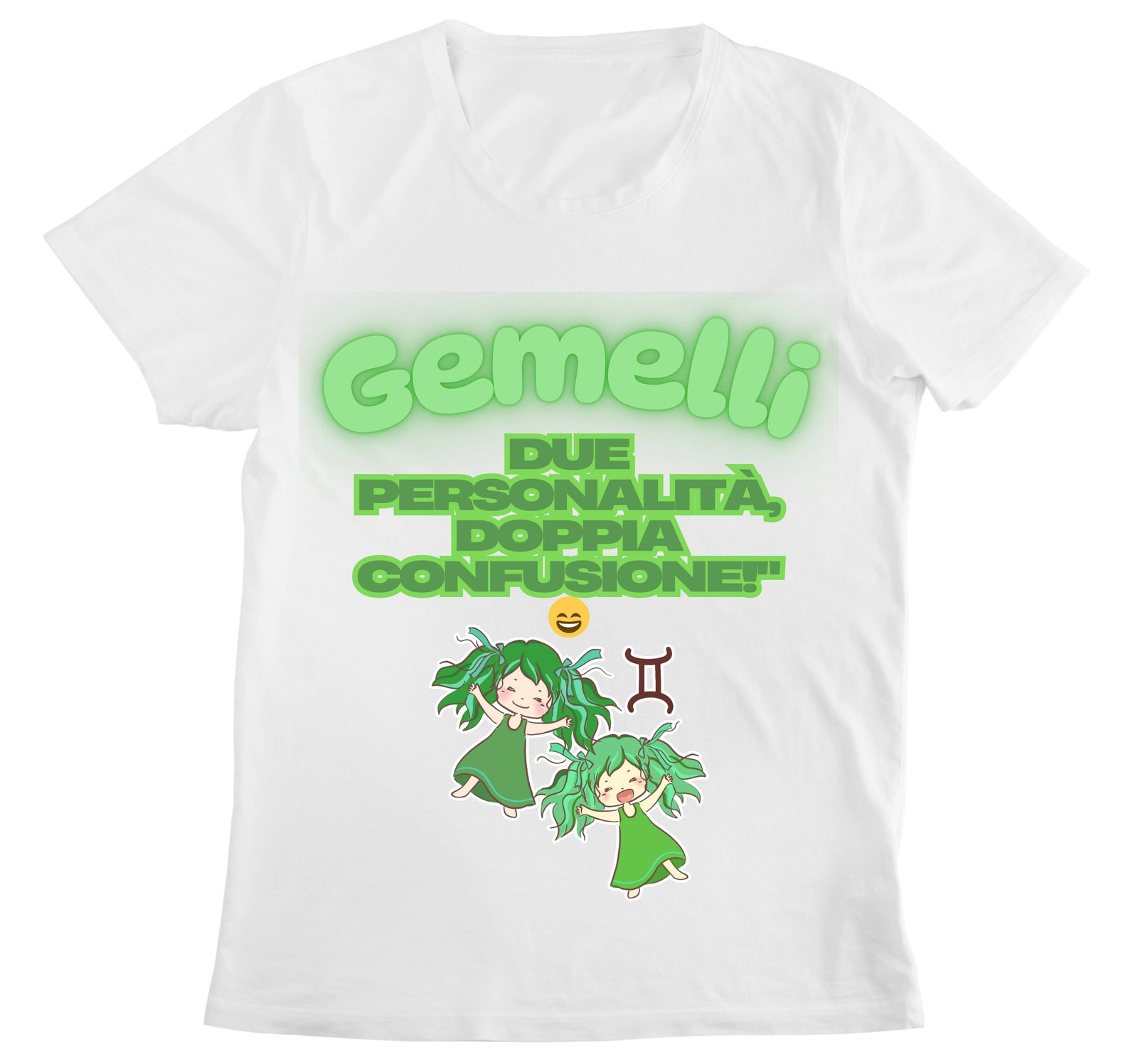 T-shirt Donna GEMELLI ( GE6098765 ) - Gufetto Brand 