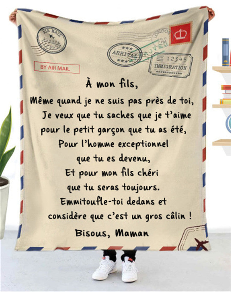 Coperta in flanella con busta - Gufetto Brand 