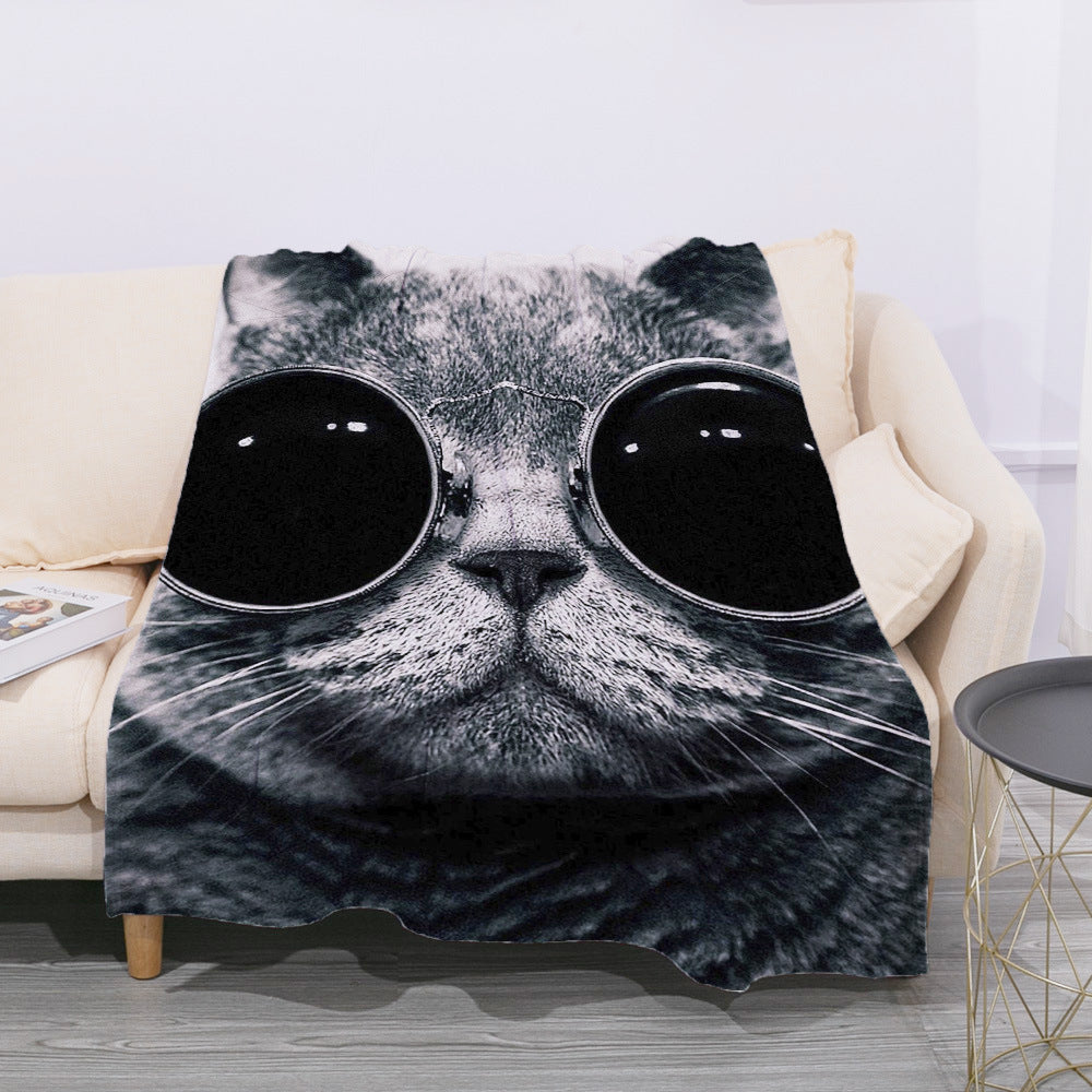 Coperta da siesta per ufficio in flanella - Gufetto Brand 