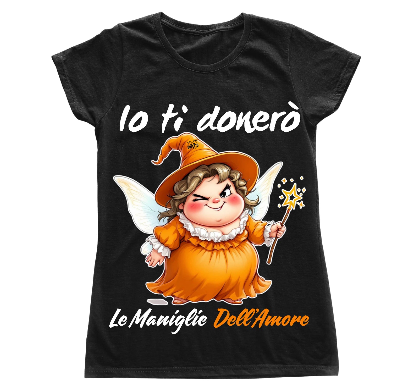 T-shirt Donna Le Fatine Ignoranti MANIGLIE DELL'AMORE ( MA76123546 ) - Gufetto Brand 
