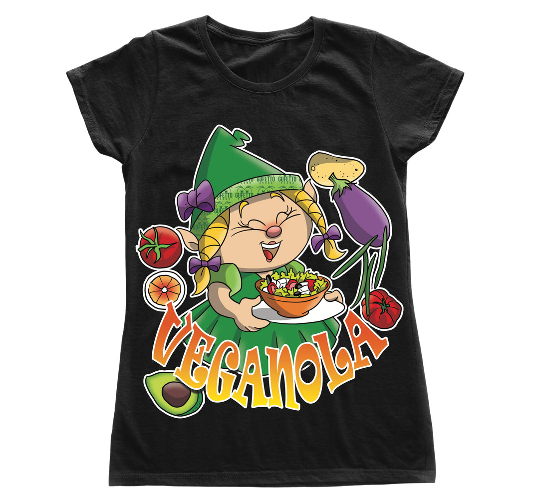 T-shirt Donna VEGANOLA ( VE290765398 ) - Gufetto Brand 