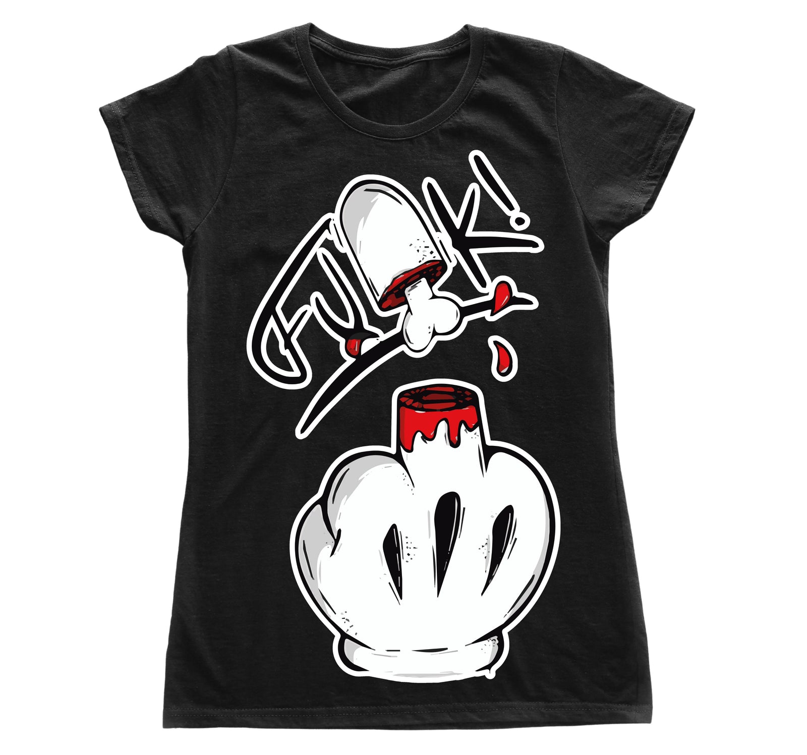 T-shirt Donna FUK ( FU4589067342 ) - Gufetto Brand 