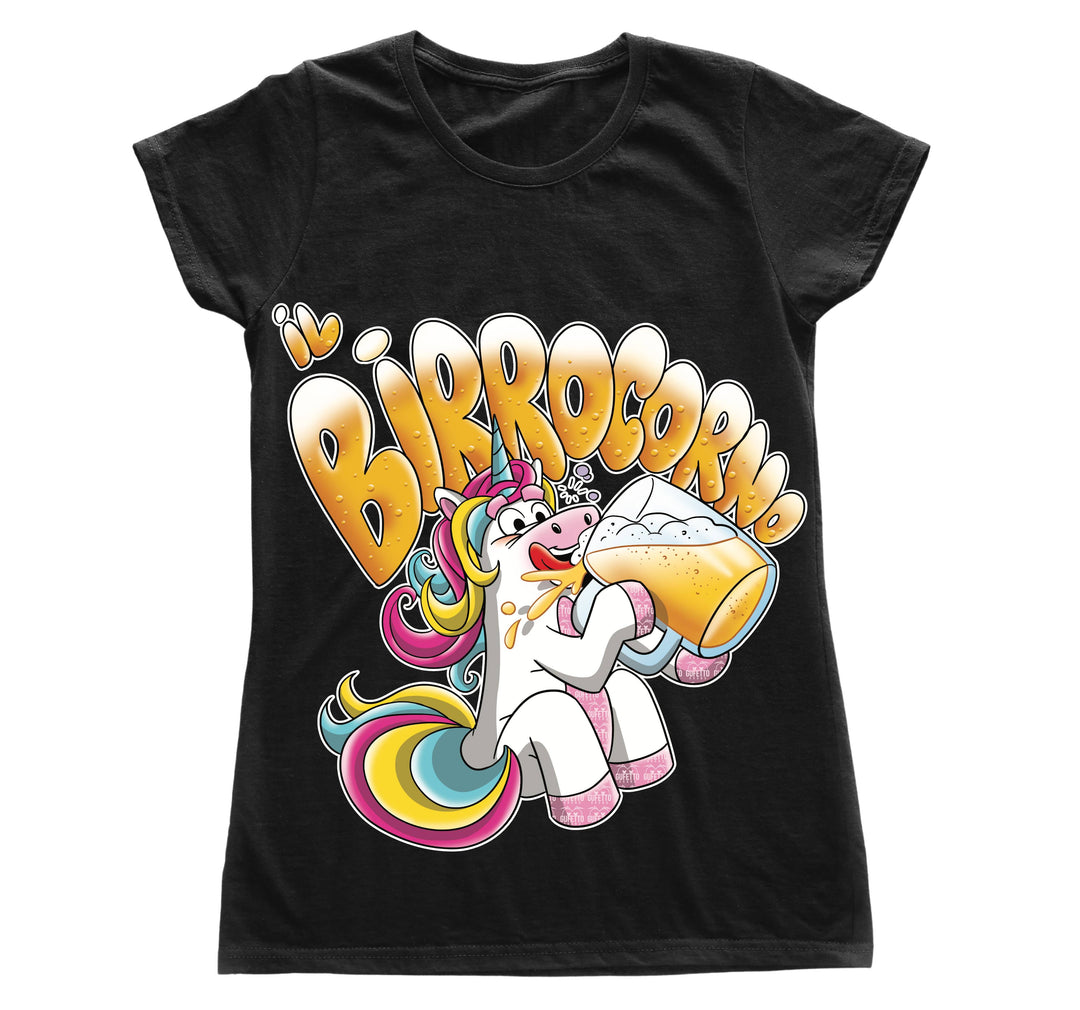 T-shirt Donna IL BIRROCORNO ( BI77990456 ) - Gufetto Brand 