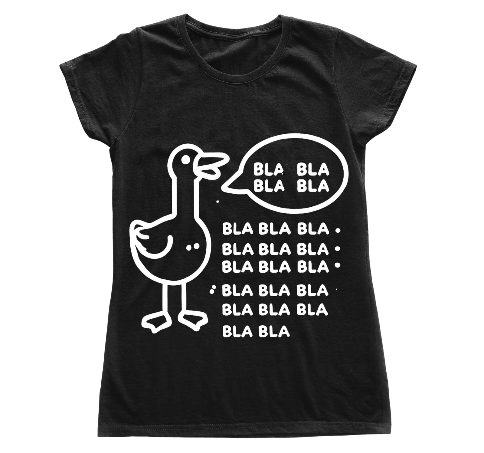 T-shirt Donna BLA BLA BLA ( OC785637465 ) - Gufetto Brand 